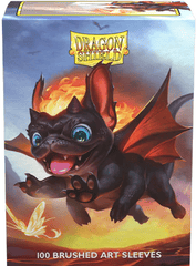 Dragon Shield - Brushed Art Sleeves - The Wufdragon 100ct